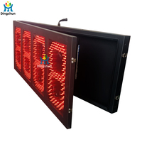 Écran d'affichage numérique LED extérieur programmable à énergie solaire, luminosité 1000 cd, format 21:9, gestion à distance pour