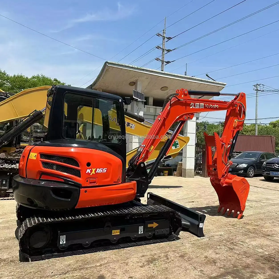 Высокопроизводительный мини-экскаватор б/у kubota KX165-5 оригинальный японский экскаватор для подержанных изделий в продаже.