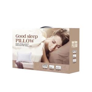 Caja de embalaje de almohada de espuma viscoelástica de papel de cartón corrugado liso plano personalizado - Product Image 1