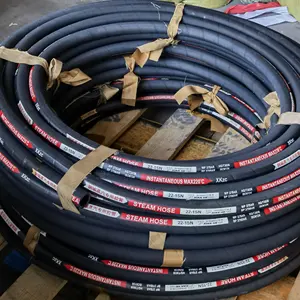 High Temperature High Pressure Steam Rubber Hose Hydraulic Hose Assemblies