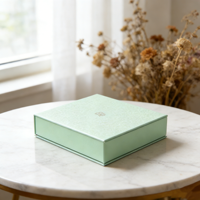 Boîte d'emballage de parfum personnalisée avec revêtement mat doux au toucher et impression UV, emballage cadeau de luxe haut de gamme