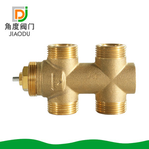 Vanne d'angle Jiaodu Dn15 Dn20 Dn25 avec actionneur manuel pour systèmes CVC - Product Image 3