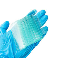 Lab Microscope Glass Cover Prepared Frosted Plain Cover Slide Biological Microscope Glass Slides