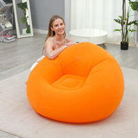 Fauteuils gonflables portables et pliables en gros pour le salon ou le camping en extérieur, y compris les cylindres d'air