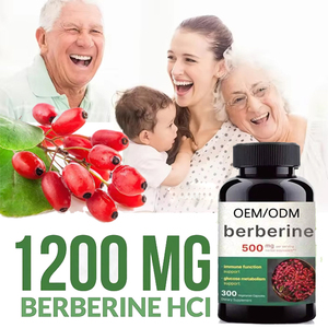 Cápsulas <span class=keywords><strong>de</strong></span> Berberina HCL 500mg para el Colesterol, la Presión Arterial, la Limpieza Renal, la Gastritis y el Estreñimiento - Product Image 3
