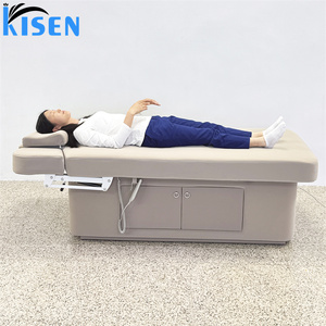Kisen New Synthetic Leather Optional Constant Temperature Heating Overall Lifting Electric Spa Beauty Massage Bed - Product Image 5