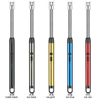Briquet électronique USB rechargeable Offre Spéciale avec allumage par impulsion de charge d'arc nouvelle torche de conception pour des cadeaux de bougie d'échantillon gratuit