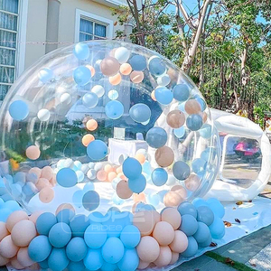 Commercial PVC Holiday Party Rental Snow Globe Giant Clear Dome Bubble Inflatable <strong>Balloon</strong> Bounce House For Sale - Product Image 4
