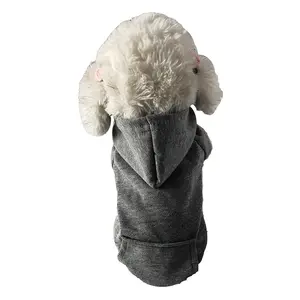 Haustier kleidung Herbst und Winter zweibein ige Manteltasche Pullover Hunde kleidung gepolsterte Welpen katze Kleidung Haustier bedarf