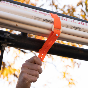 สายรัดอเนกประสงค์พร้อมหัวเข็มขัด ความหนา 0.3 มม. สายรัดเหล็กยางทนทานสำหรับการผูกสัมภาระ - Product Image 4