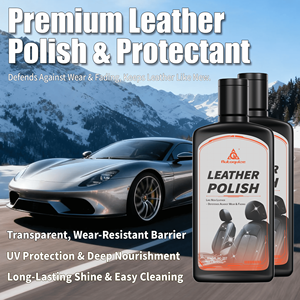 Professional <strong>Leather</strong> Polish Liquid <strong>Restores</strong> Prevents Damage Nourishing UV Protectant pH Neutral Antibacterial Car - Product Image 4