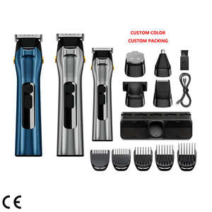Kit de toilettage de haute qualité <span class=keywords><strong>5</strong></span> en <span class=keywords><strong>1</strong></span>, étanche IPX6, 3 vitesses réglables, tondeuse à barbe, nez, corps, rasoir pour hommes - Product Image 1
