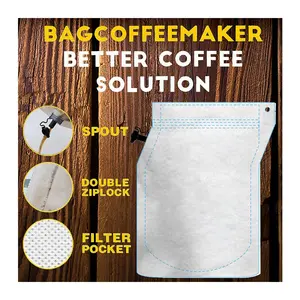 China Factory Cold Brew Coffee Filter Bag Stand Up Coffee Maker Cold Brew Coffee Drip Bags
