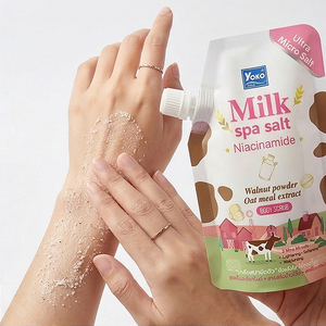 Y750 YOKO GOLD MILK SPA SALT NIACINAMIDE 350g. Natural <b>Body</b> Exfoliator for Nourishing Milk Protein and enriched Vitamin E - Product Image 5