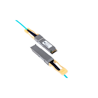 Câble Optique Actif (AOC) 400G QSFP112 pour Réseau d'Entreprise Durable, Centre de Données de Nouvelle Génération 5G et Construction de Centres de Données