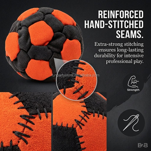 Professional 32 Panel Suede <b>Hacky</b> <b>Sack</b> Dirt Foot Bag Footbag Set Synthetic Juggling Kick Ball for Kid Adult Outdoor Sport Bulk - Product Image 5