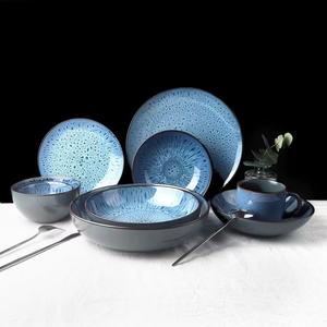 Poterie assiette de mariage en <span class=keywords><strong>porcelaine</strong></span> 2022 <span class=keywords><strong>service</strong></span> assiette complète <span class=keywords><strong>vaisselle</strong></span> de luxe - Product Image 5