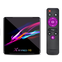 Usine OEM X88 PRO-X3 Smart 4K Tv Box 2G RAM 16G ROM Android 9 Box Tv pour Arabe IPTV