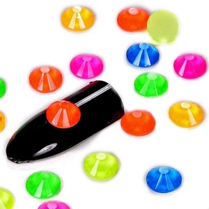 Oleeya Vente en gros 14400 pièces de strass en verre aux couleurs néon et opale, non thermocollants, pour la décoration des ongles - Product Image 5