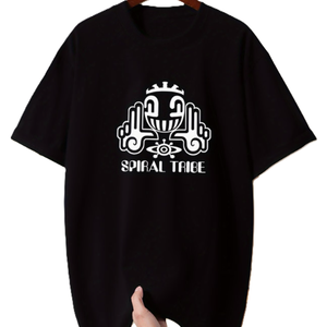 T-shirt grafica da uomo Spiral Tribe Underground <span class=keywords><strong>Music</strong></span>, in cotone, stile Rave Culture <span class=keywords><strong>Hip</strong></span> <span class=keywords><strong>Hop</strong></span>, retrò streetwear, punk. - Product Image 5