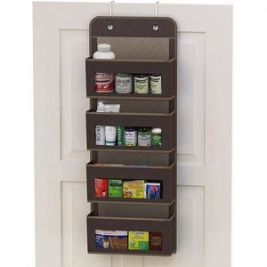 Multifunctional <b>Foldable</b> Door Storage Hanging Bag Cloth Storage Organiser with <b>Shoe</b> <b>Rack</b> for Walk-in Closet & Wardrobe - Product Image 4
