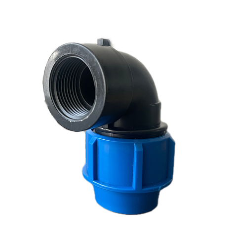 High Pressure HDPE PP Different Diameter Bend Pipe Compression Fittings for Agriculture Irrigation Pipes Fittings