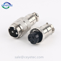 Type d'amarrage haut de gamme GX20 Connecteur de câble à 3 broches
