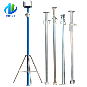 Échafaudage réglable en acier 1.7m à <span class=keywords><strong>5m</strong></span> galvanisé étayage poste construction télescopique robuste échafaudage manchon avec écrou - Product Image 2