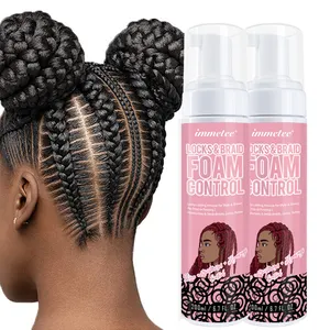 Mousse OEM/ODM para Cheveux Extra Hold Private Label Shine Hidratante Hair Styling Braid Mousse para trenzas