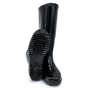 <span class=keywords><strong>Precio</strong></span> al por mayor Barato Negro Gumboots Hombres Goma <span class=keywords><strong>Lluvia</strong></span> Bota para el deber - Product Image 4