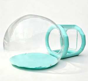 Casa de Burbujas Inflable Transparente con Túnel de PVC Transparente para Fiestas de Cumpleaños Infantiles, Bodas, Eventos al Aire Libre en la <span class=keywords><strong>Playa</strong></span>, Alquiler - Product Image 1