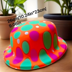 Chapeau de cowboy en PVC MADESHINE en gros, design personnalisé, chapeau cloche vibrant pour hommes et femmes, idéal pour le carnaval, les anniversaires et les sports de plein air - Product Image 3