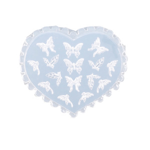 Moule en silicone TSZS en gros, motifs fleurs et océan, pour nail art, outil de bricolage fait main, moules de sculpture 3D pour manucure - Product Image 5