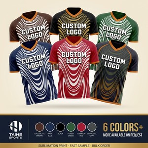 Custom Printed New Design <b>Soccer</b> Jersey Mesh Quick Dry Custom Sublimation Printing OEM Service High Quality Football Clothes - Product Image 2