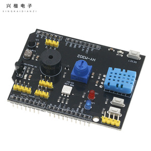 Placa de Expansión Hy-M302 para Arduino, Compatible con UNO, con Sensor DHT11, LM35 y Buzzer - Product Image 1