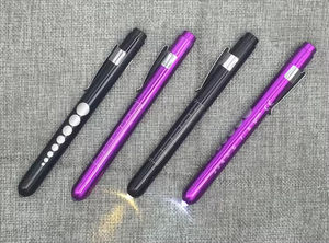 Mini Medical Nurses Doctor Aluminum Alloy Pupil Gauge Rechargeable AA Battery LED <b>Torch</b> Light <b>Pen</b> - Product Image 4