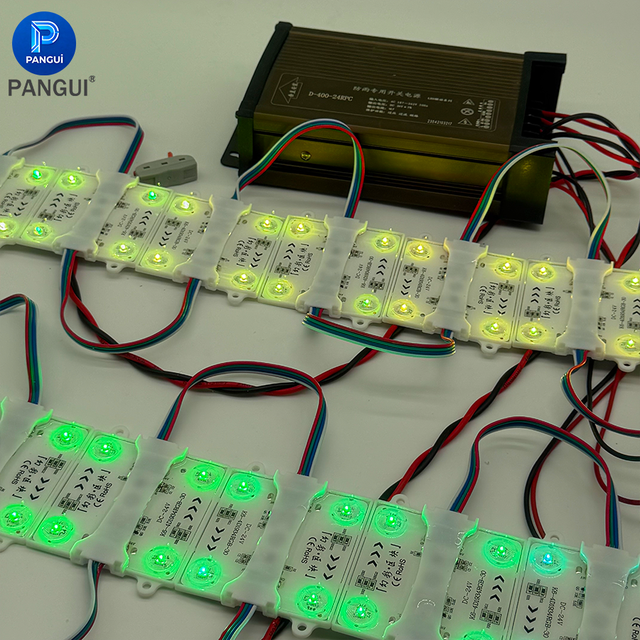Outdoor Waterproof Light Box APP Control DC24V 12V LED Block Chain 4LEDS IP20 IP65 RGB 175 Viewing Angle High CRI 95 LED Modules