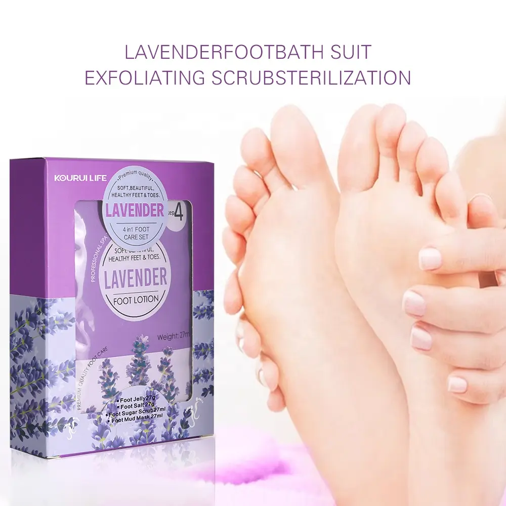 Hữu Cơ Vegan Foot Chăm Sóc Da Jelly Pedicure Sữa Chân Ngâm Các Mặt Hàng Cho Foot Sps Pedicure Bath Salt 4 Bước Pedicure Chà Bộ