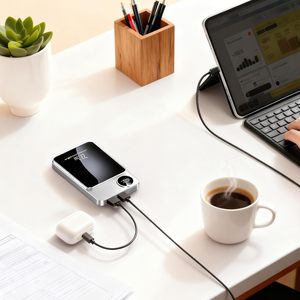 แบตสำรองพกพาขนาดเล็ก 5000mAh กำลังไฟ 20W ชาร์จไร้สายเร็ว พร้อมพอร์ต Type-C สำหรับใช้งานกลางแจ้ง - Product Image 2