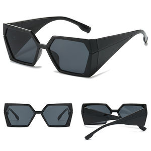 2025 Unique futuriste lunettes carré larges cadres Lunettes Protection UV mode lunettes de soleil personnalisées - Product Image 6