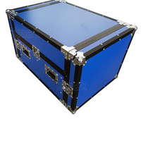 Flight case en aluminium 10U pour ampli, rack DJ avec roulettes pour équipement audio