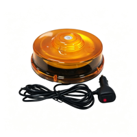 Balise LED 48W, 23 modes stroboscopiques, lumière d'avertissement, fixation magnétique, boîtier en polycarbonate, lumière clignotante ambre, alerte de sécurité pour véhicule