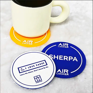 Bán buôn thân thiện với môi thấm cốc giấy Coaster cá nhân New undersell từ Trung Quốc nhà máy ABS in cho uống <span class=keywords><strong>mat</strong></span> - Product Image 2
