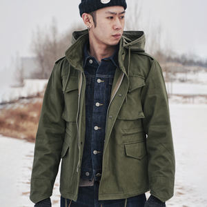 Vente directe du fabricant, veste américaine <span class=keywords><strong>vintage</strong></span> M65, modèle de 1971, 100% coton, version <span class=keywords><strong>pull</strong></span>, rétro OG107, veste de terrain - Product Image 3