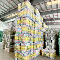 Stok pakaian musim dingin tebal hangat pullover leher bulat sweater untuk anak-anak 2-6 tahun bekas pakaian campur bales