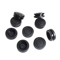 125mm I-Shape Tactile Button Waterproof Silicone Keycap Cap Switch Black/Red