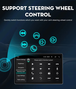 Lettore DVD per Auto Universale Android 12 con Schermo Grande da 13 Pollici, <span class=keywords><strong>Radio</strong></span> Multimediale GPS 2Din con Telecamera AHD e <span class=keywords><strong>TV</strong></span> - Product Image 6