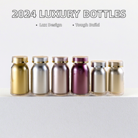 Prix usine 2025 – Flacons de luxe vides de 100 ml en PS pour pilules et médicaments, avec sérigraphie et bouchon à vis pour scellage – Vente chaude