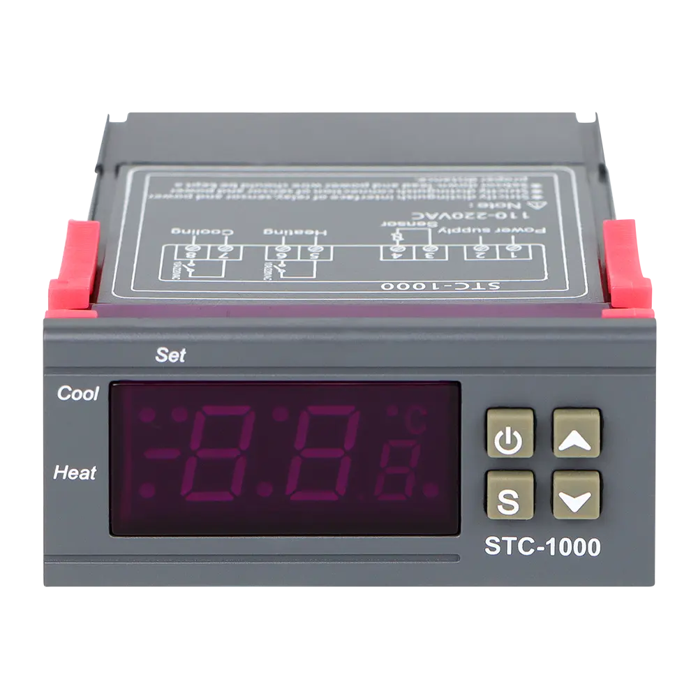STC-1000温度コントローラー制御給湯器サーモスタットインキュベーター電子デジタルディスプレイ温度センサー