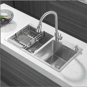 Moderna vendita calda fatta a mano in acciaio inox moderna multifunzionale lavello da cucina lavello lavello da cucina - Product Image 5